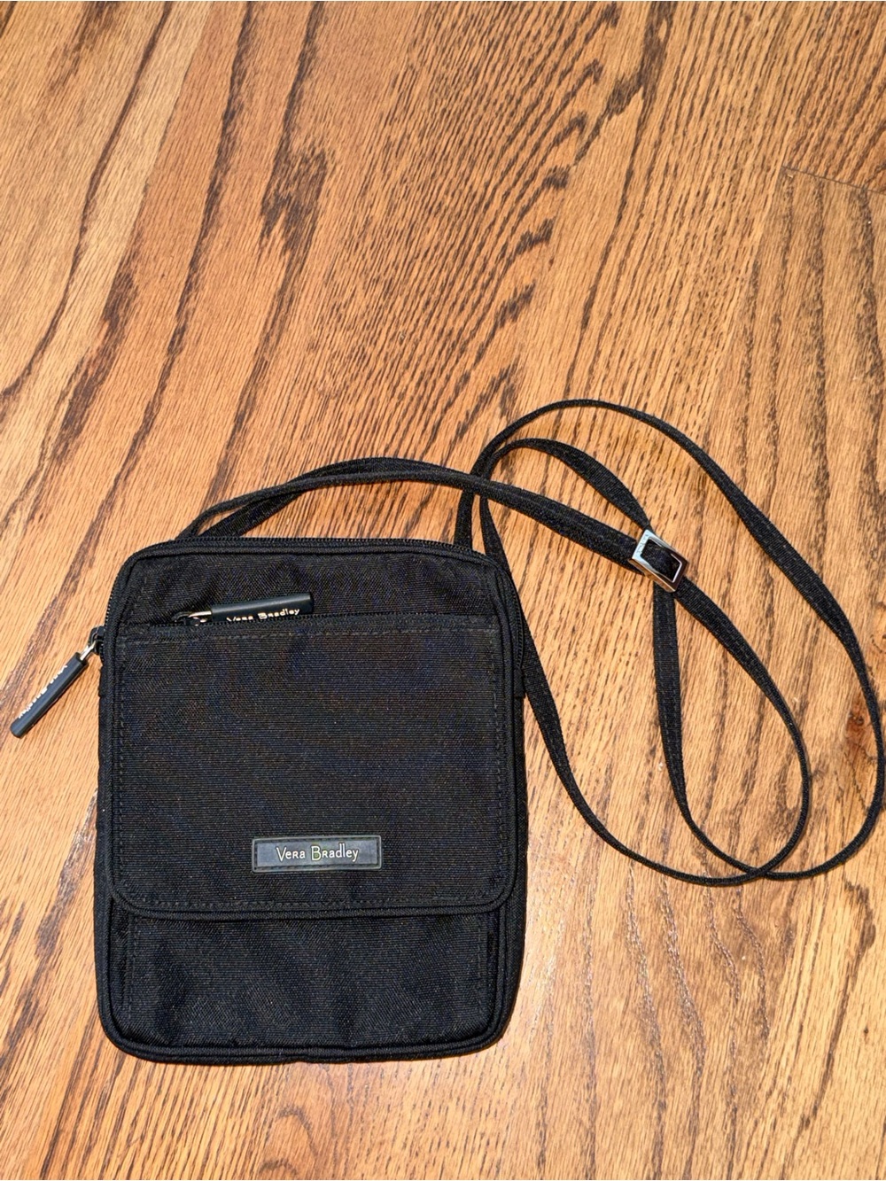 Vera Bradley Mini Hipster Crossbody Bag - Black - Excellent Condition